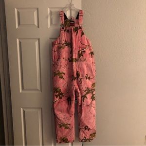 Berne Bib outdoor pink realtree winter overall